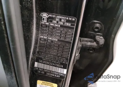 2013 Land Rover Range Rover Evoque Pure z USA, uszkodzony, nr VIN SALVR2BG5DH708374